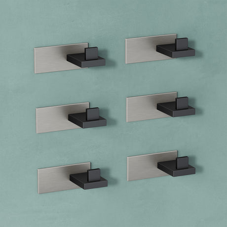 glasvilla ganchos de ropa perchero de pared ganchos de pared de acero inoxidable barra de percha ganchos de perchero Stalo-06+Stalo-07