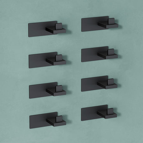 glasvilla ganchos de ropa perchero de pared ganchos de pared de acero inoxidable barra de percha ganchos de perchero Stalo-06+Stalo-07