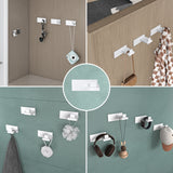 glasvilla ganchos de ropa perchero de pared ganchos de pared de acero inoxidable barra de percha ganchos de perchero Stalo-06+Stalo-07