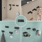 glasvilla ganchos de ropa perchero de pared ganchos de pared de acero inoxidable barra de percha ganchos de perchero Stalo-06+Stalo-07