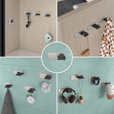 glasvilla ganchos de ropa perchero de pared ganchos de pared de acero inoxidable barra de percha ganchos de perchero Stalo-06+Stalo-07
