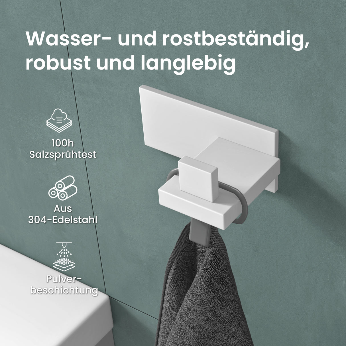 glasvilla ganchos de ropa perchero de pared ganchos de pared de acero inoxidable barra de percha ganchos de perchero Stalo-06+Stalo-07