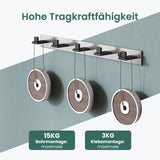 glasvilla ganchos de ropa perchero de pared ganchos de pared de acero inoxidable barra de percha ganchos de perchero Stalo-06+Stalo-07