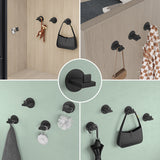 glasvilla Appendiabiti da Parete in Acciaio Inossidabile 304, Attaccapanni da Muro per Camera da Letto, Ingresso, Cucina, Stalo-08+Stalo-09