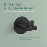 glasvilla Appendiabiti da Parete in Acciaio Inossidabile 304, Attaccapanni da Muro per Camera da Letto, Ingresso, Cucina, Stalo-08+Stalo-09