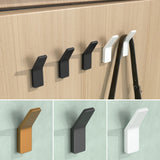 glasvilla Kleiderhaken Garderobenhaken 4 Stück, Wandhaken zum Bohren oder Kleben für Schlafzimmer, Badezimmer, Kleiderschrank, Wohnzimmer Stalo-13