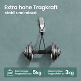 glasvilla Kleiderhaken Garderobenhaken 4 Stück, Wandhaken zum Bohren oder Kleben für Schlafzimmer, Badezimmer, Kleiderschrank, Wohnzimmer Stalo-13