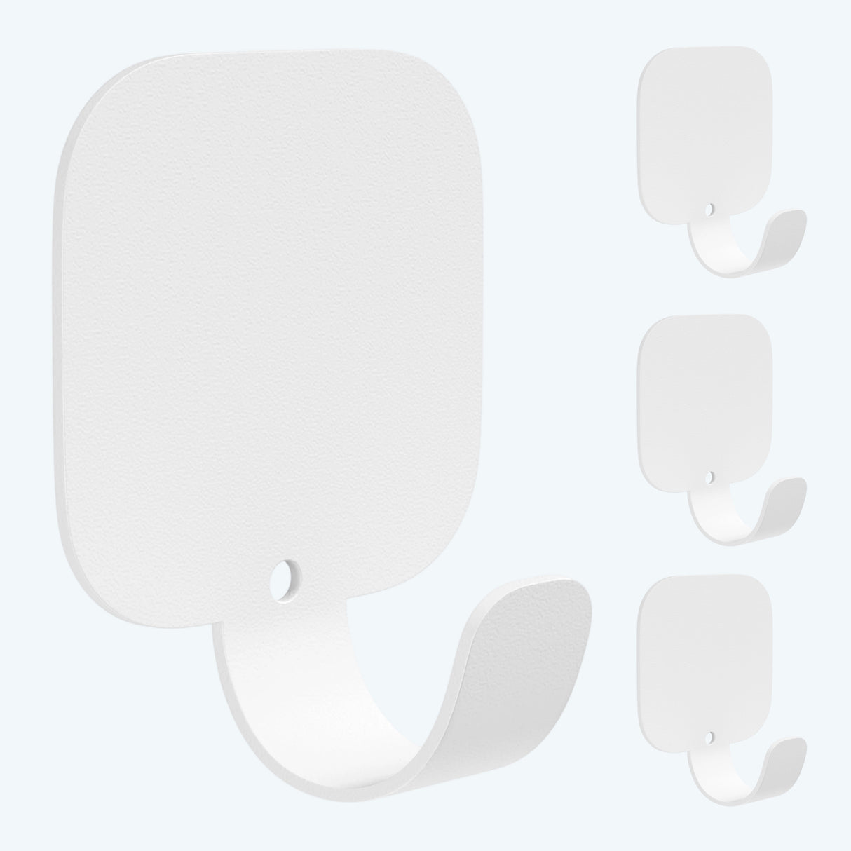 glasvilla Ganci da Parete in Lega di Alluminio, Attaccapanni da Muro 4pcs per Camera da Letto, Ingresso, Cucina, Stalo-15