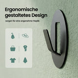 glasvilla Ganci da Parete in Lega di Alluminio, Attaccapanni da Muro 4pcs per Camera da Letto, Ingresso, Cucina, Stalo-16