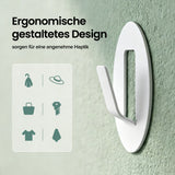 glasvilla Ganci da Parete in Lega di Alluminio, Attaccapanni da Muro 4pcs per Camera da Letto, Ingresso, Cucina, Stalo-16