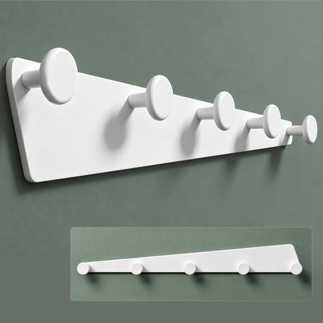 glasvilla Appendiabiti da Parete con 5 Ganci, Attaccapanni da Muro in Alluminio, Strato Antiruggine, Ganci Appendiabiti per Camera da Letto, Ingresso, Cucina, Bagno, Stalo-18