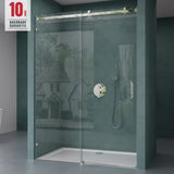 glasvilla Box Doccia per Nicchia in Vetro Trasparente 8mm Box Doccia con Porta Scorrevole in Vetro di Sicurezza ESG con Rivestimento Nano Teramo04-2