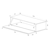 glasvilla Fernsehtisch Fernsehschrank TV Schrank Verdeckter Griff mit Soft-Close Lowboard Hängeschrank für Wohnzimmer Fernsehschrank02