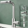 glasvilla Wasserhahn Küche Küchenarmatur mit Brause Ausziehbar, Küchenwasserhahn 360°Schwenkbar 3 Sprühfunktionen, Mischbatterie Spültischarmatur aus Edelstahl Turnix-02