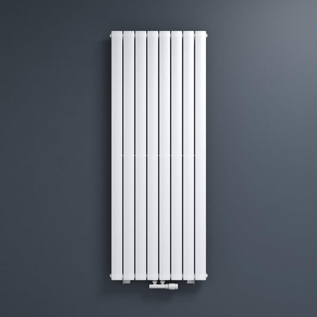 Radiatore da bagno Glasvilla, attacco centrale piatto e attacco laterale, pannello radiante per riscaldamento bagno, strato singolo in acciaio FV