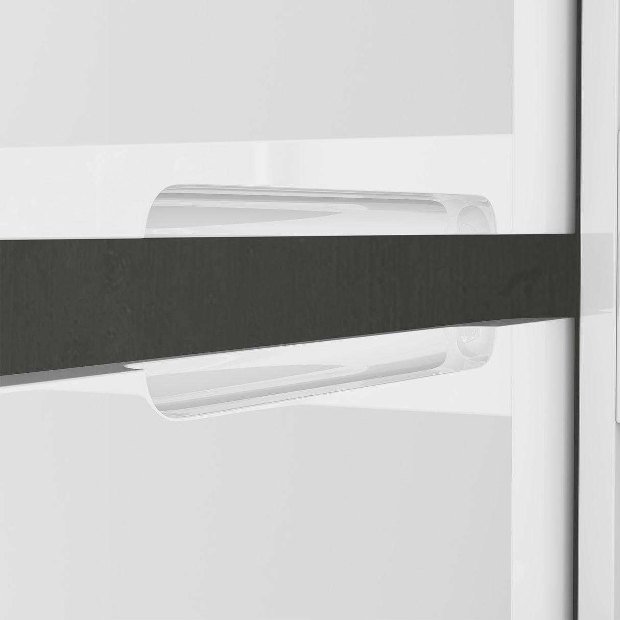 glasvilla Mobile Bagno Colonna con 2 Ante e 4 Vani Mobiletto Alto da Bagno Multiuso 35x20 cm, Armadietto Colonna per Bagno Lucca