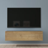 Glasvilla Design – Mueble TV suspendido con cierre suave y tirador oculto (Fernsehschrank02)
