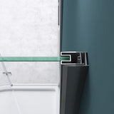 glasvilla Box Doccia in Vetro 6mm Box Cabina Doccia a Forma di U in Vetro di Sicurezza Temperato con 2 Porte Girevoli Ravenna03