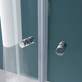 glasvilla Box Doccia in Vetro 6mm Box Cabina Doccia a Forma di U in Vetro di Sicurezza Temperato con 2 Porte Girevoli Ravenna03