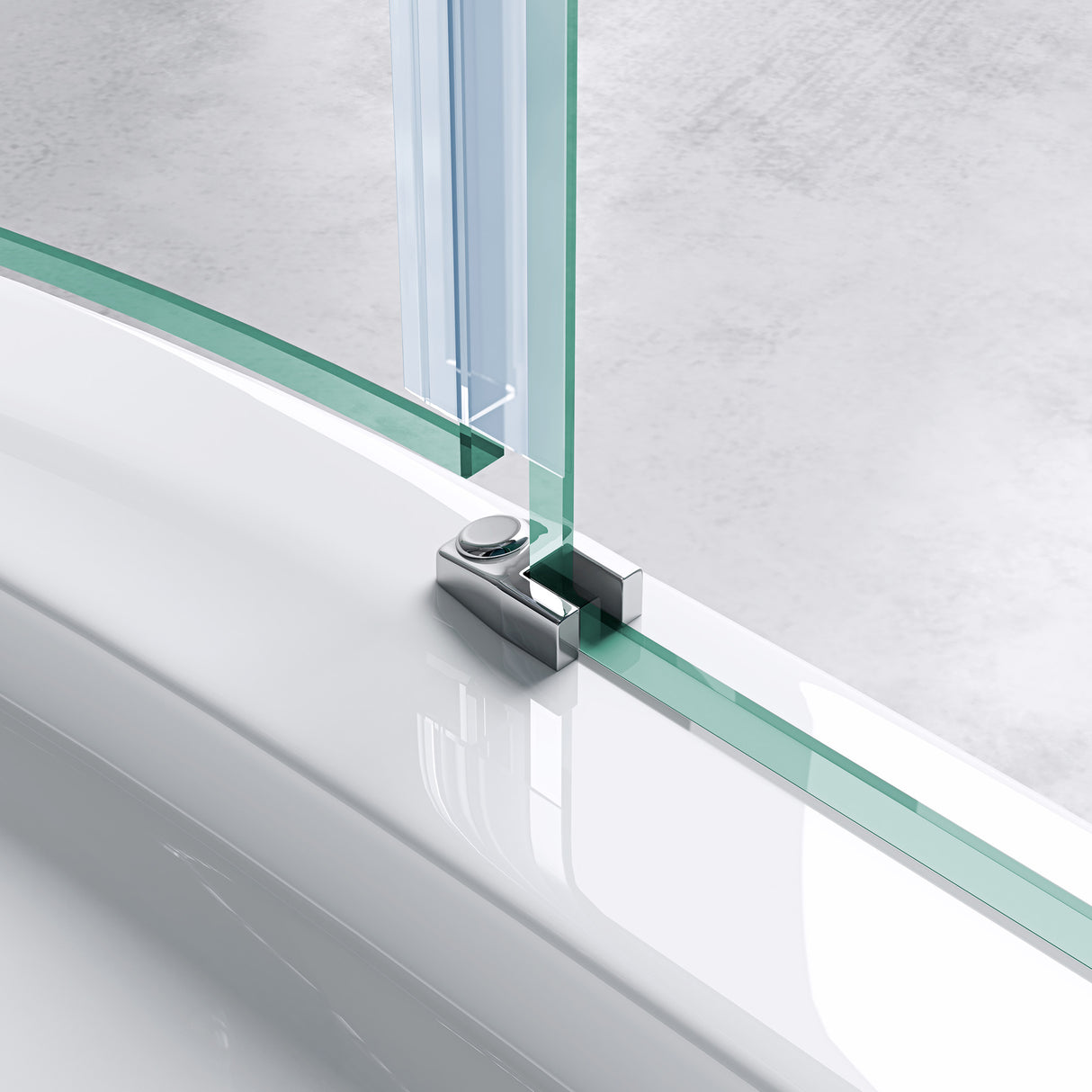 glasvilla Box Doccia in Vetro 6mm Box Cabina Doccia a Forma di U in Vetro di Sicurezza Temperato con 2 Porte Girevoli Ravenna03