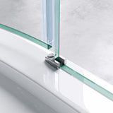 glasvilla Box Doccia in Vetro 6mm Box Cabina Doccia a Forma di U in Vetro di Sicurezza Temperato con 2 Porte Girevoli Ravenna03
