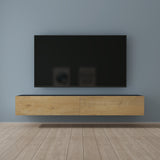 glasvilla Fernsehtisch Fernsehschrank TV Schrank Verdeckter Griff mit Soft-Close Lowboard Hängeschrank für Wohnzimmer Fernsehschrank02