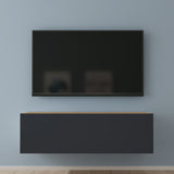Glasvilla Design – Mueble TV suspendido con cierre suave y tirador oculto (Fernsehschrank02)
