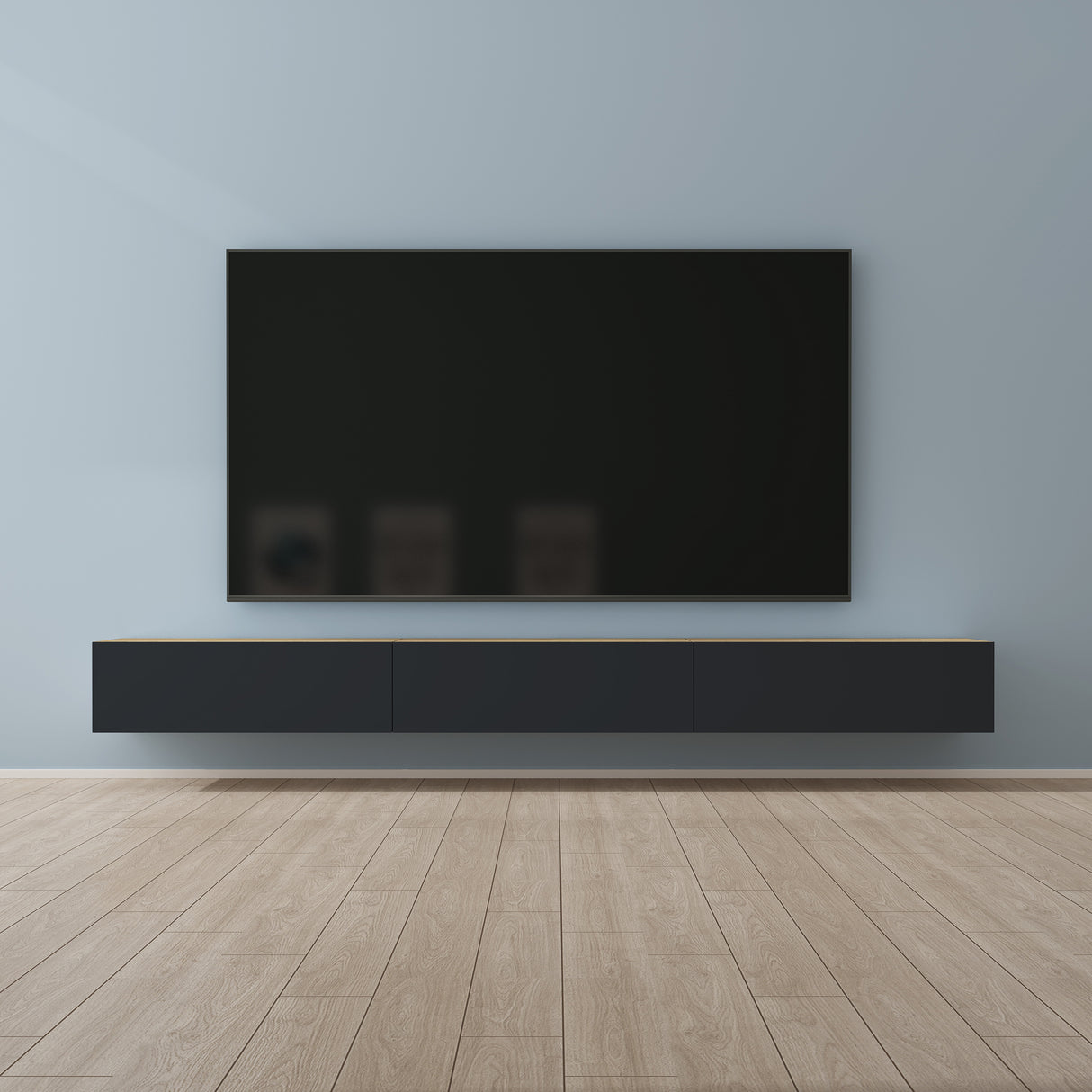 glasvilla Fernsehtisch Fernsehschrank TV Schrank Verdeckter Griff mit Soft-Close Lowboard Hängeschrank für Wohnzimmer Fernsehschrank02