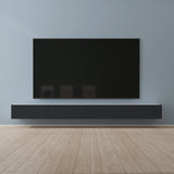 Glasvilla Design – Mueble TV suspendido con cierre suave y tirador oculto (Fernsehschrank02)