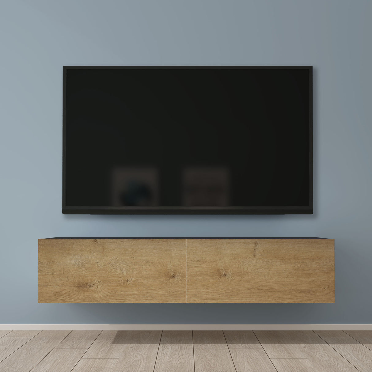 glasvilla Fernsehtisch Fernsehschrank TV Schrank Verdeckter Griff mit Soft-Close Lowboard Hängeschrank für Wohnzimmer Fernsehschrank02