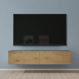 glasvilla Fernsehtisch Fernsehschrank TV Schrank Verdeckter Griff mit Soft-Close Lowboard Hängeschrank für Wohnzimmer Fernsehschrank02