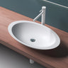glasvilla Lavabo da Appoggio da Marmo Fuso Lavandino Bagno Ovale Col802