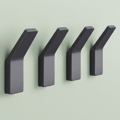 glasvilla Ganci da Parete in Lega di Zinco, Attaccapanni da Muro 4pcs per Camera da Letto, Ingresso, Cucina, Stalo-13