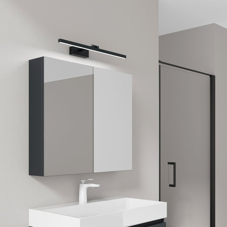 glasvilla Armadietto a Specchio con Lampada da Specchio LED per Bagno, Mobiletto da Parete per Bagno con Specchio e Luce a Specchio Spiegelschrank 02