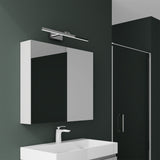 glasvilla Armadietto a Specchio con Lampada da Specchio LED per Bagno, Mobiletto da Parete per Bagno con Specchio e Luce a Specchio Spiegelschrank 02