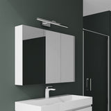 glasvilla Armadietto a Specchio con Lampada da Specchio LED per Bagno, Mobiletto da Parete per Bagno con Specchio e Luce a Specchio Spiegelschrank 02