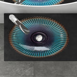 lavabo Glasvilla en verre, vasque à poser, lavabo ovale