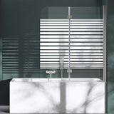 Parete doccia Glasvilla per vasca da bagno, parete vasca pieghevole 180° in vetro di sicurezza con divisorio vasca NANO 120x140cm, supporto vasca Cortona1408