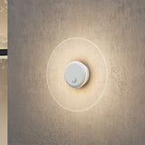 glasvilla lampada da parete per esterni 6W LED lampada da parete | Lampada da giardino per esterni, 3000K con sensore di movimento | Lampada da esterno ⌀300X65mm IP65 LunaLights 