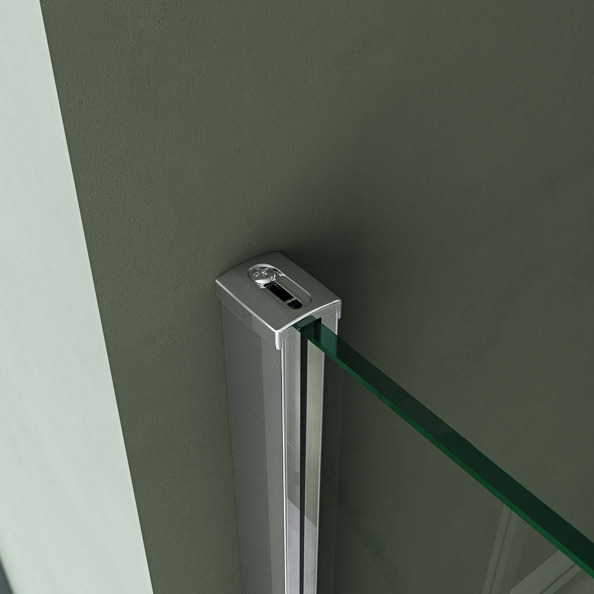 galsvilla Box Doccia Angolare in Vetro Trasparente 6 mm Box Cabina Doccia con Vetro di Sicurezza ESG e 2 Porte a Battente R01k