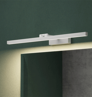 Glasvilla Design – Lámpara LED para espejo de baño 9W, orientable 180°, iluminación natural (40 / 60 cm)