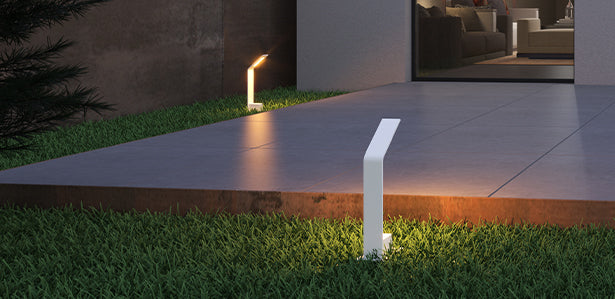 glasvilla Lampione da Giardino IP65 Luminoso da Giardino 3000K | Lampada da Terra per Esterni Paletti Esterni 6W per Giardini, Parchi, Aree Residenziali e Ingressi Pfadfinder