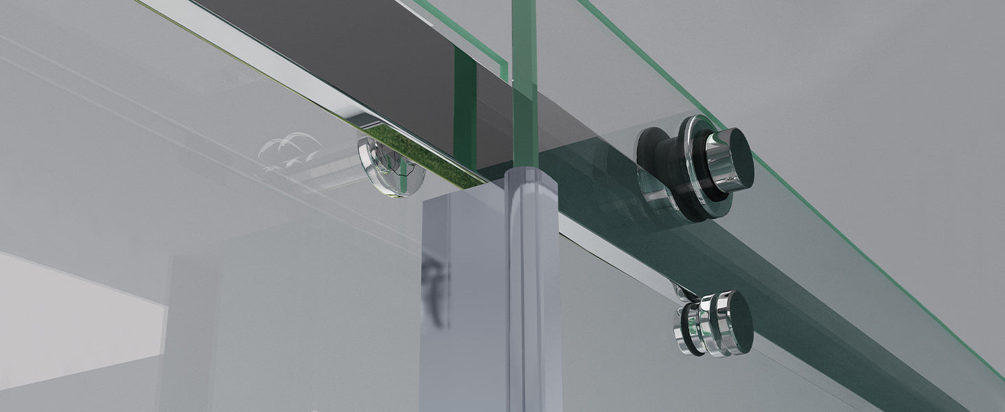 glasvilla Box Doccia per Nicchia Porta Doccia Scorrevole in Vetro di Sicurezza 8mm con Rivestimento Nano Box Cabina Doccia Incasso per Bagno Teramo04
