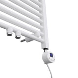 glasvilla Barra Riscaldante per Termosifoni Asta Riscaldante in Acciaio Inox con Termostato e Display LCD Elemento Riscaldante per Radiatori da Bagno e Scaldasalviette