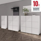 glasvilla Scarpiera Portascarpe 45x36x120cm, Porta Scarpe Armadio Scaffale Portascarpe 3 Ante per Ingresso Soggiorno, Camera da Letto Schuhschrank02