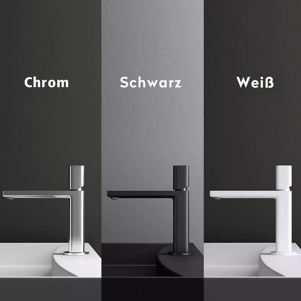 glasvilla Rubinetto Miscelatore per Lavabo Monocomando Rubinetto Bagno per Bidet Lavandino WAO-7901